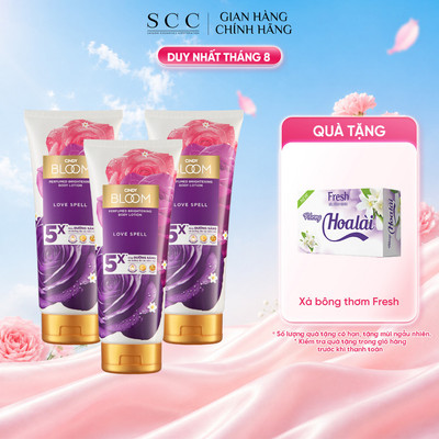Combo 3 Sữa Dưỡng Thể Hương Nước Hoa Cindy Bloom Hỗ Trợ Sáng Da, Làm Đều Màu Và Dịu Da 300g