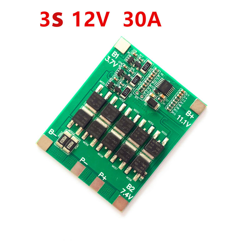 Mạch 3S 12V-30A 3.1 BW sạc cân bằng và bảo vệ pin