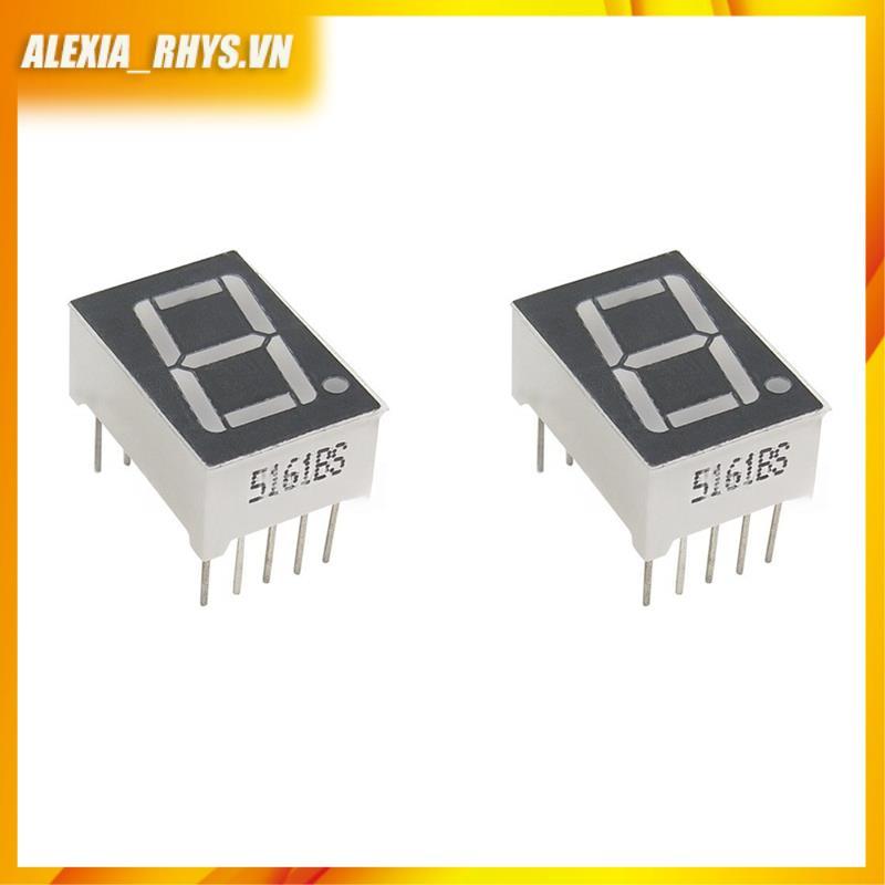 [VNG4] 0.56 Inch 10Pins 5161AS 5161BS 1 Bit Chữ Số 7 Phân Đoạn Màn Hình Hiển Thị Kỹ Thuật Số LED Đỏ 