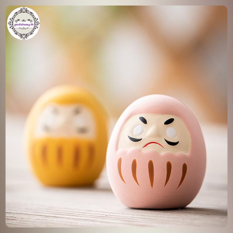 GG Nhật Bản Gốm Daruma Tượng Daruma Tumbler Thủ Công Luy Fortune Trang Trí Phong Cảnh Búp Bê Daruma 