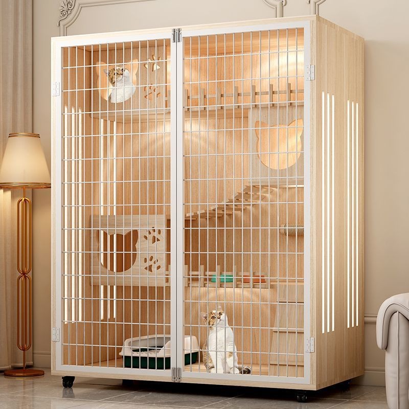 Nhà mèo Villa, tủ mèo gia đình, lồng mèo, tổ mèo chống nước, lồng mèo trong nhà, nhà mèo lớn, nhà mè