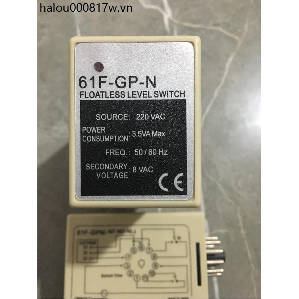 Rơle mực nước điều khiển cấp độ chất lỏng hoàn toàn mới 61F-GP-N 220VAC 110VAC với bảo hành chất lượ