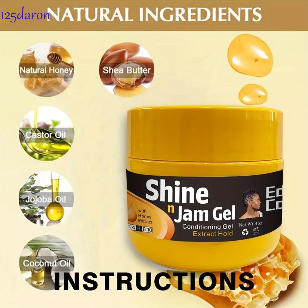 Kem định hình DARON1, Gel bện điều hòa kiểm soát cạnh Extra Hold, Smooths Giữ lâu trôi Chống rụng tó