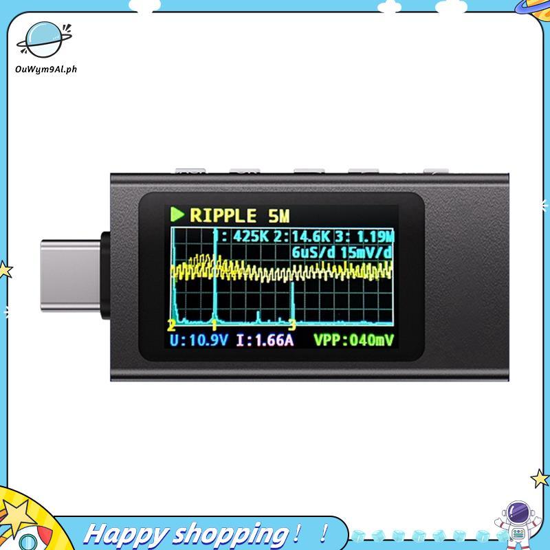 [ouwym9al] Máy đo công suất KWS-X1 Máy kiểm tra Type-C Màn hình kỹ thuật số đa chức năng Đồng hồ đo 