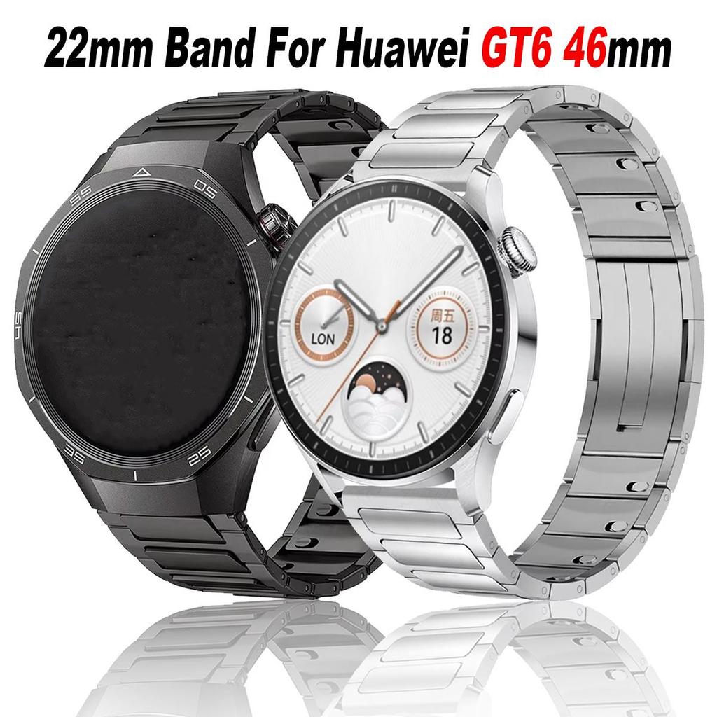 22mm Quick Fit Watchband cho Huawei Watch GT 6 5 4 Pro 46mm Dây đeo Vòng đeo tay bằng thép không gỉ 