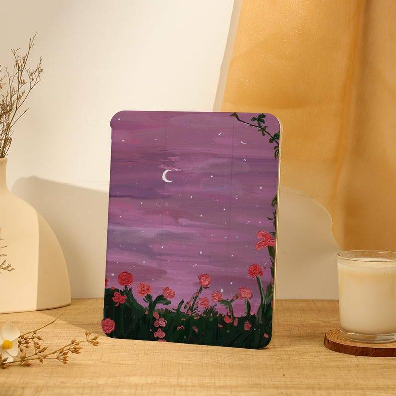 Ốp iPad Sân Vườn Hoa Hồng, iPad Air Case Cho 13 "/ 11" iPad Pro 204,13 "iPad Air 6 Case, iPad mini 6