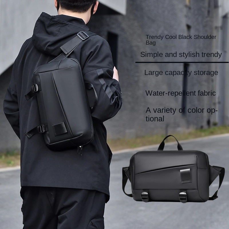 New men's bag, high-end men's crossbody bag, versatile men's shoulder bag, casual shoulder photograp