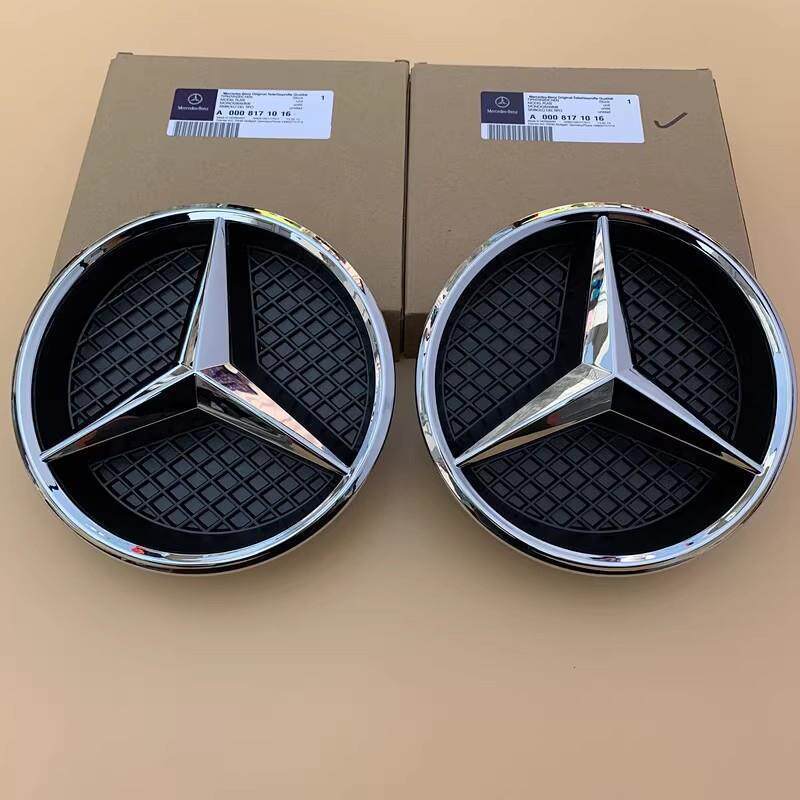 Thích hợp cho Mercedes-Benz CLS300 CLS320 CLS350 CL400 CLS550 Logo Lưới Mặt Trước Xe Logo Logo Lớn