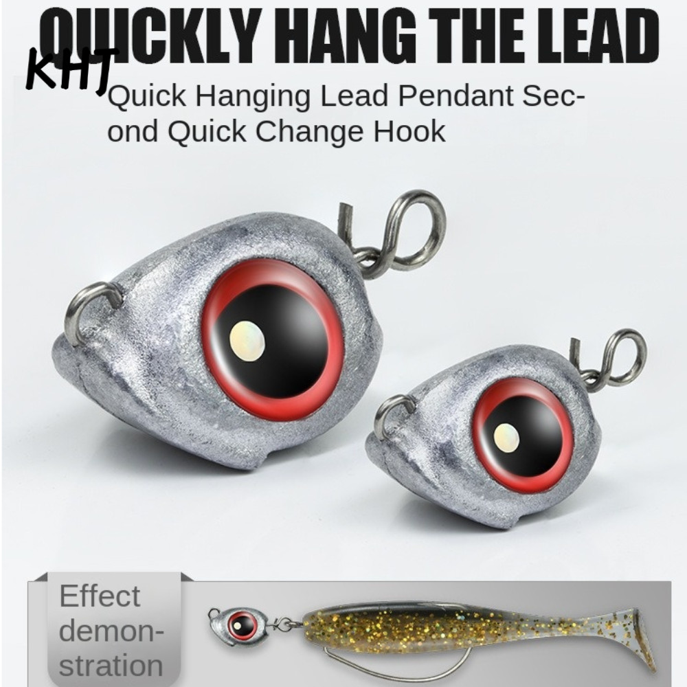 KHJ Swimbait Jig Heads, Jig Head 3.5g / 5g / 7g / 10g Chì Head Bait sinker, 2025 Đáy Cứng Mắt To spi