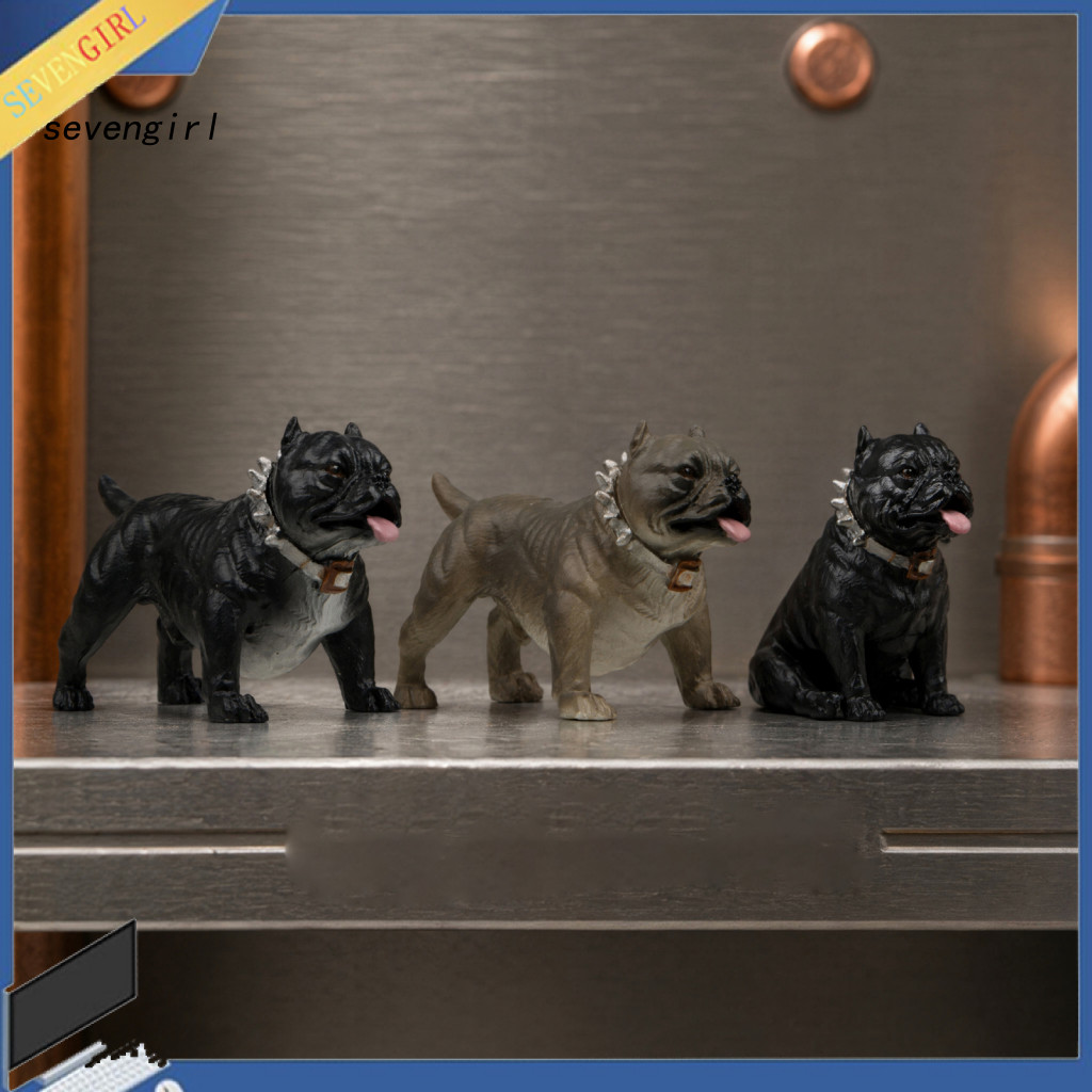 SEV Nhựa Hình Chó Bully Trang Trí Chó Bully Trang Trí Bảng Điều Khiển Xe Hơi Chó Bully Trang Trí – T