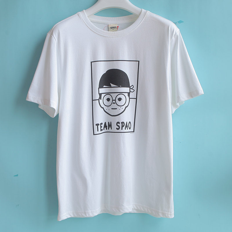 SPAO Áo thun ngắn tay in hình Avatar Cotton hoạt hình SPAO212