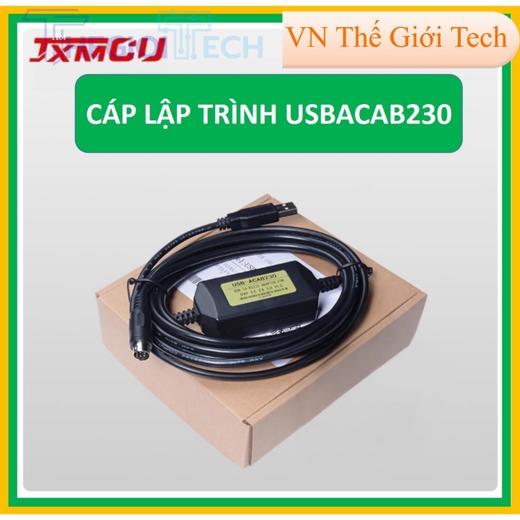 Cáp lập trình PLC Delta USBACAB230