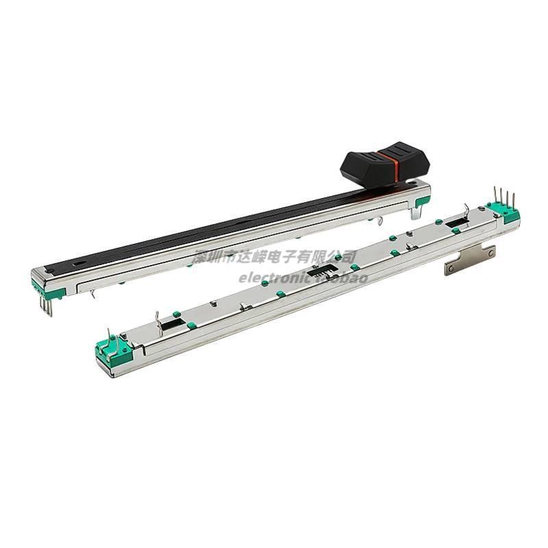 1 Chiếc 12.8cm 128mm Trộn Máy Đẩy Dual Kênh 6 chân Tay Cầm T Chiết Áp B10K Tay Cầm Chiều Dài 8.2mm C