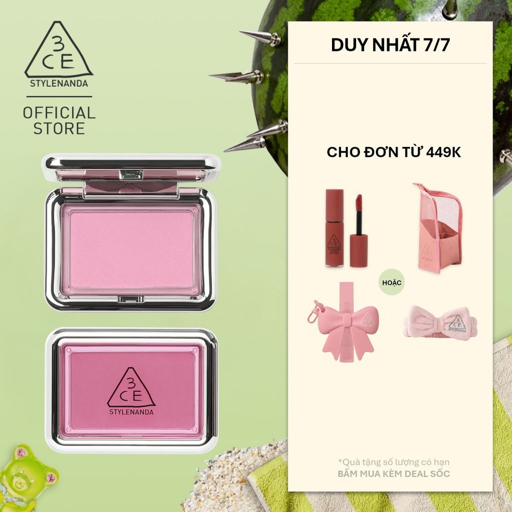 Bảng Phấn Má Hồng Tiện Dụng 3CE New Take