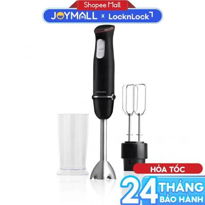 Máy Xay Cầm Tay LocknLock EJM516BLK, Đa Năng 2in1, Kiêm Đánh Trứng, Màu Đen, Hàng Chính Hãng - JoyMall
