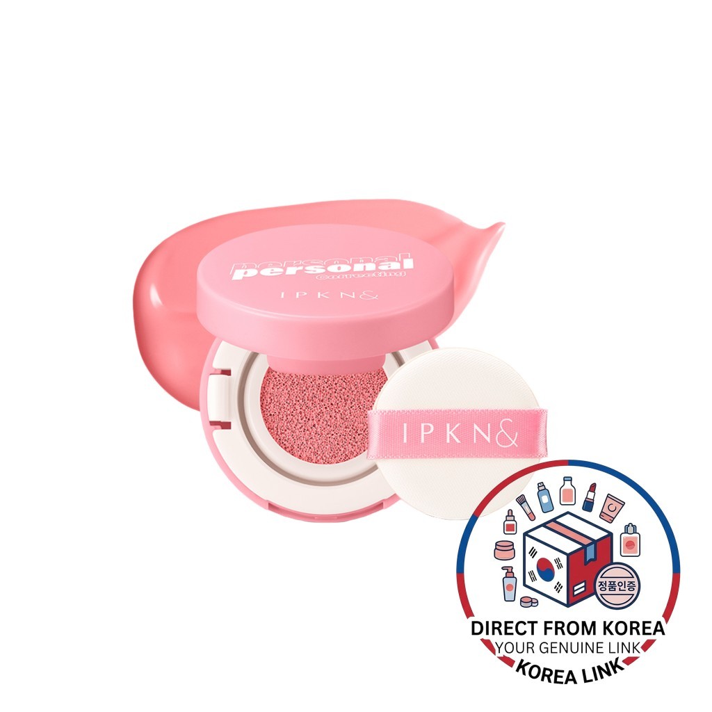[ipkn] Phấn má hồng đệm màu cá nhân, hồng, 1 cái / má hồng Hàn Quốc / xả tự nhiên / Chính hãng 100% 