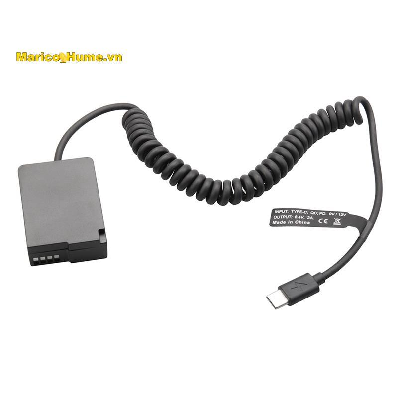 DMW-BLC12 Pin Giả DMW-DCC8 PD USB-C Khớp Nối Thay Thế Cho GX8 FZ1000 FZ300 FZ200 G6 G7 G80 G81 G85 G