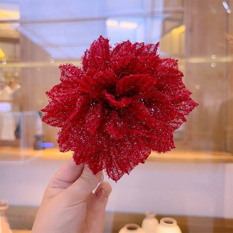 Eshylala Rose Mesh sel Flower Sweet Fashion Clothing Phụ kiện