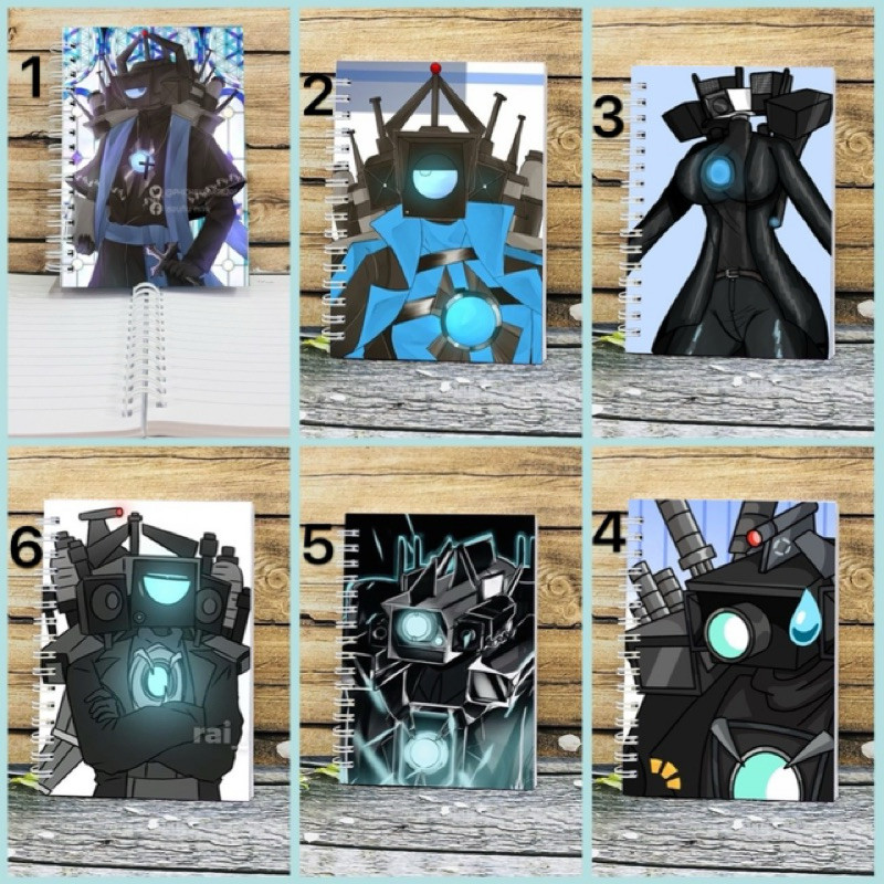 Sổ tay titan camera man skibidi toilet 200 trang/ Sổ viết/ sổ vẽ hình titan camera man game skibidi 