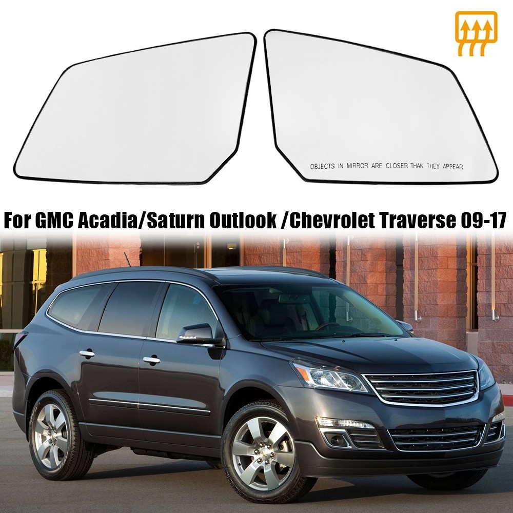 Dành Cho GMC Acadia Chevrolet Traverse 2009-2017 Trái / Phải Có Gương Làm Nóng Kính