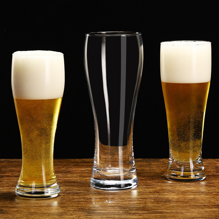Hàng sẵn có Bán buôn Glass Craft Brew Bia Mug Influencer Cốc bia dung tích lớn thương mại