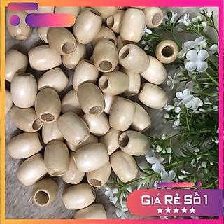 Hạt gỗ dài, hạt gỗ hình trụ 16mm, 18mm phi 10mm DIY, handmade, macrame
