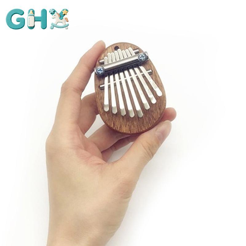 GHX Mini Kalimba 8 Phím Ngón Tay Cái Đàn Piano Âm Thanh Tuyệt Vời Ngón Tay Bàn Phím Nhạc Cụ VN