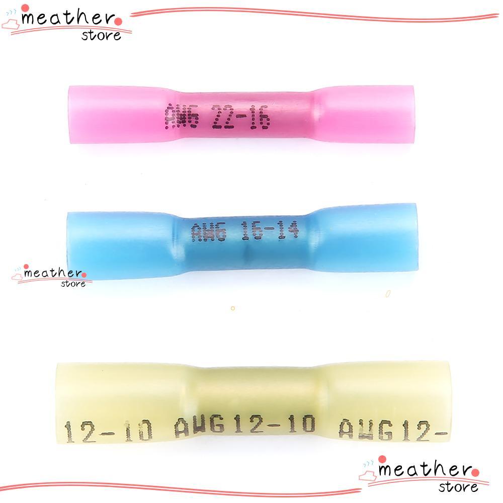 HETHERSTORE 300 Đầu nối dây co nhiệt, Đầu nối mông 22-16AWG / 16-14AWG / 12-10 AWG, Kết nối đôi Bộ t
