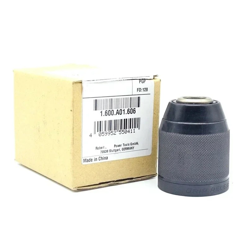 WE13mm Tự Khóa Sắt Chuck 1600A01606 Cho Bosch GSR18V-50 Pin Lithium 18V Chính Hãng Không Chổi Than M