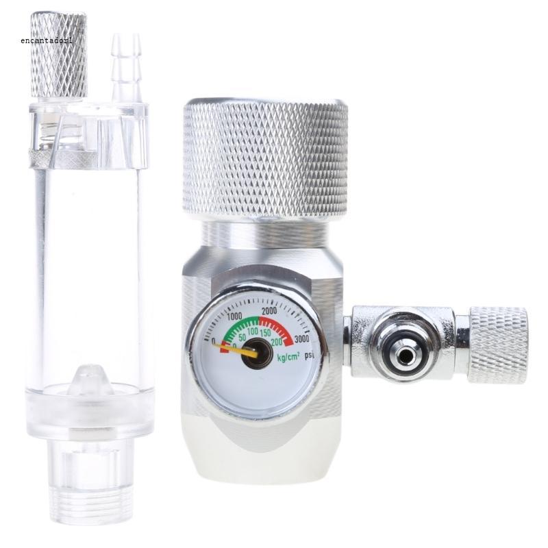 Van điều chỉnh Co2 EC Aquarium Co2 có van điện từ Máy đo bong bóng