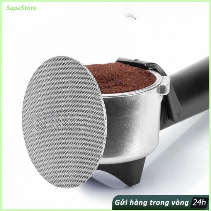 Lưới lọc cà phê 316 thép không gỉ 51mm 58mm Puck screen cho máy pha cà phê mới lưới lọc cà phê