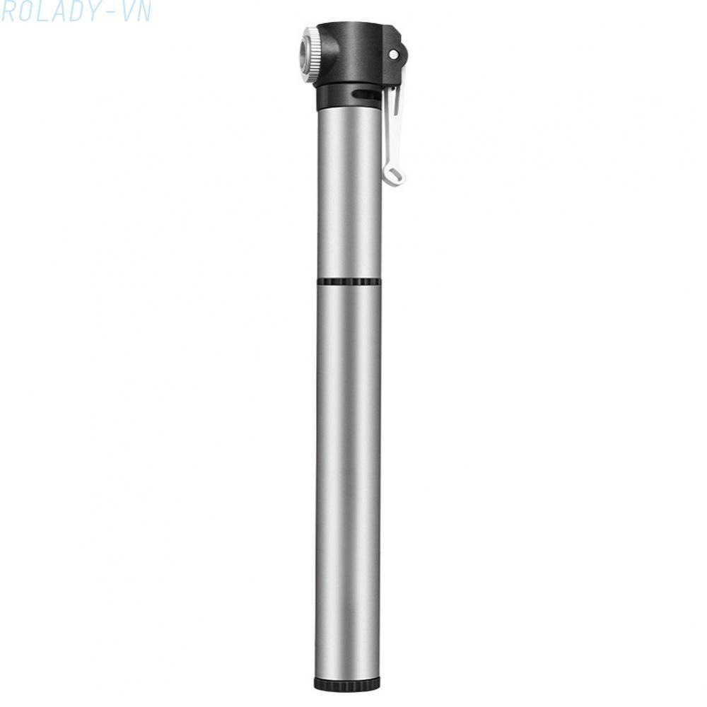 #ROYALLADY#21cm Aluminum Alloy Bike Pump 120 PSI for All Bicycle Tire Types Presta Schrader