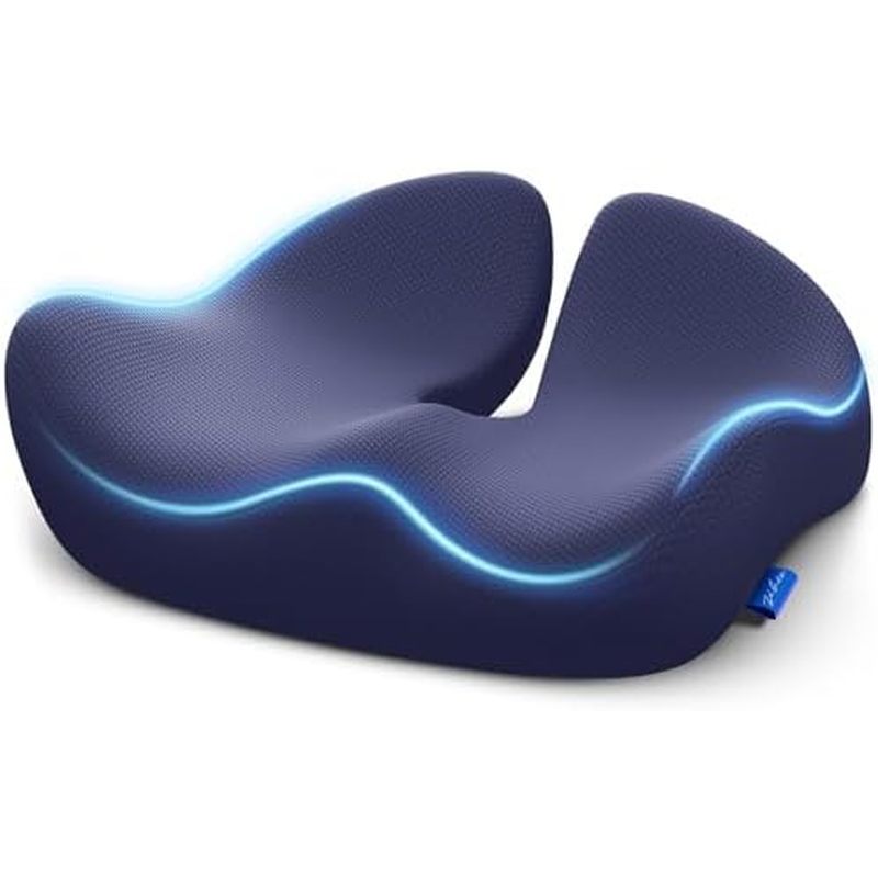 ZIKEE Pioneering Seat Cushion for Pressure Relief, Ergonomic Office Chair Cushion for Sciatica, Back
