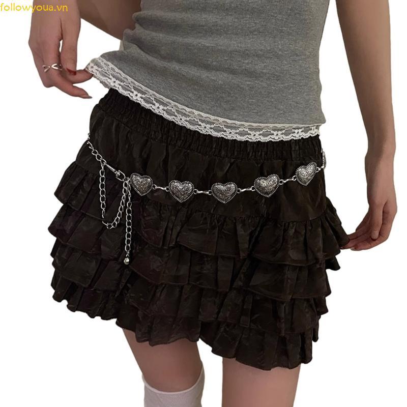 Fol Lady Bụng Dây Xích Trang Trí Eo Dây Xích Thẩm Mỹ Cơ Thể Nữ Trang Trí Eo