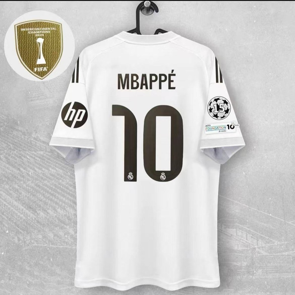 Áo bóng đá Royal Madrid Jersey Championship Edition Mba Pei Pooh Sbell Emm Real Madrid Jersey