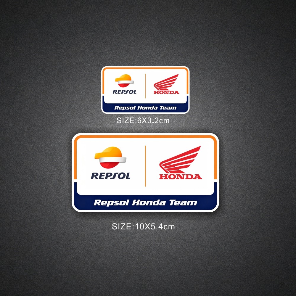 Repsol Honda Team Honda Team Phản Quang Miếng Dán Honda Bình Nhiên Liệu Mũ Bảo Hiểm Trang Trí Miếng 