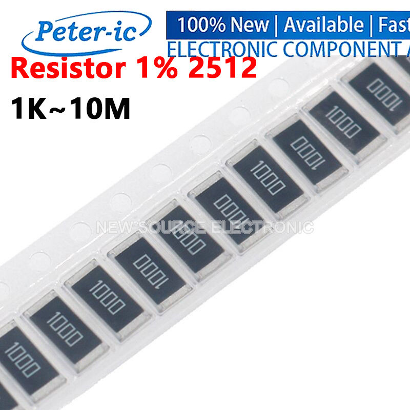 (20 Cái) 2512 Điện Trở SMD 1% 1K 10M 1.5K 2.2K 3.3K 4.7K 5.1K 10K 22K 47K 100K 220K 330K 470K 680K 1