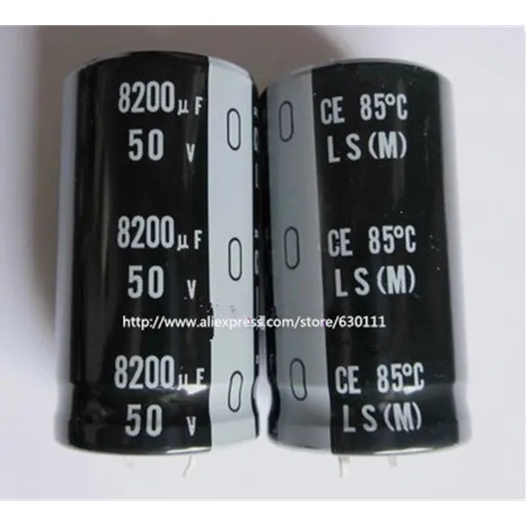 10 CÁI-2 CÁI 8200UF 50V Nhôm tụ điện phân 50V8200UF 25 * 50 30 * 40