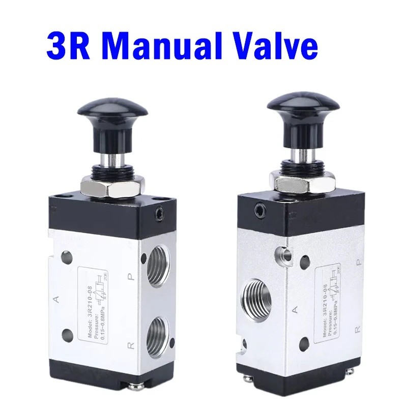 Chất Lượng Cao 3R210-08 1 / 4 "2 Vị Trí 3 Cổng Van Hướng Dẫn Sử Dụng Khí Nén Van Điều Khiển. Y