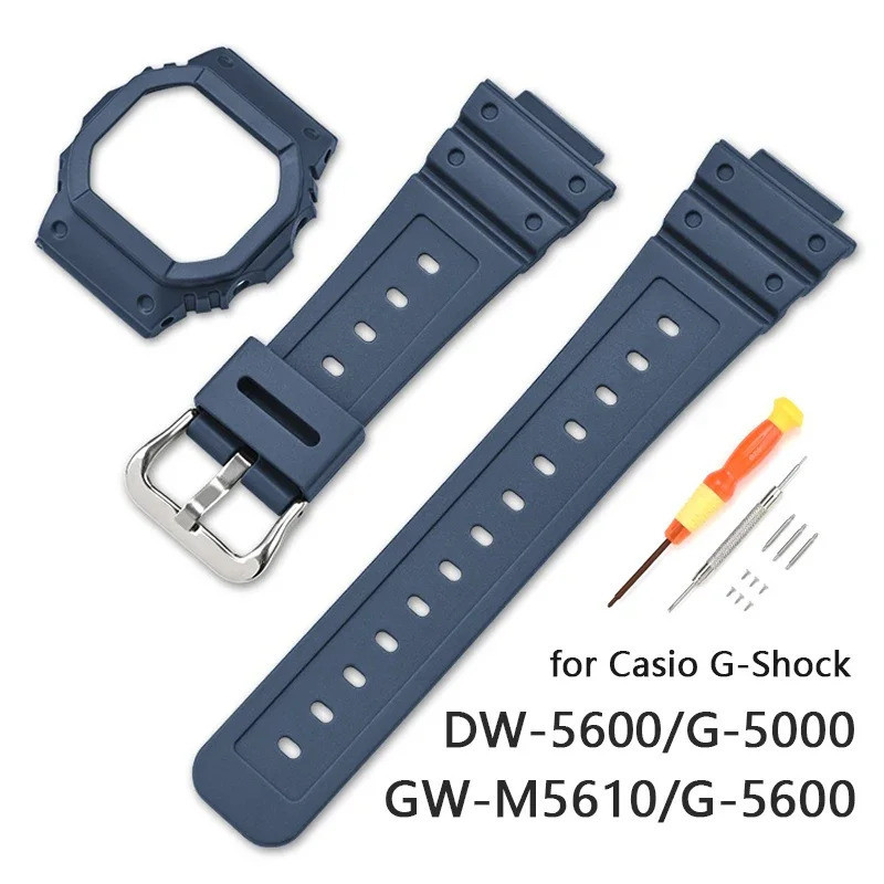 7/21✈GW-B5600 G-5600 DW-5600 DW-5600 GW-M5610 Vòng đeo tay thay thế nam và nữ Dây đeo đồng hồ Phụ ki