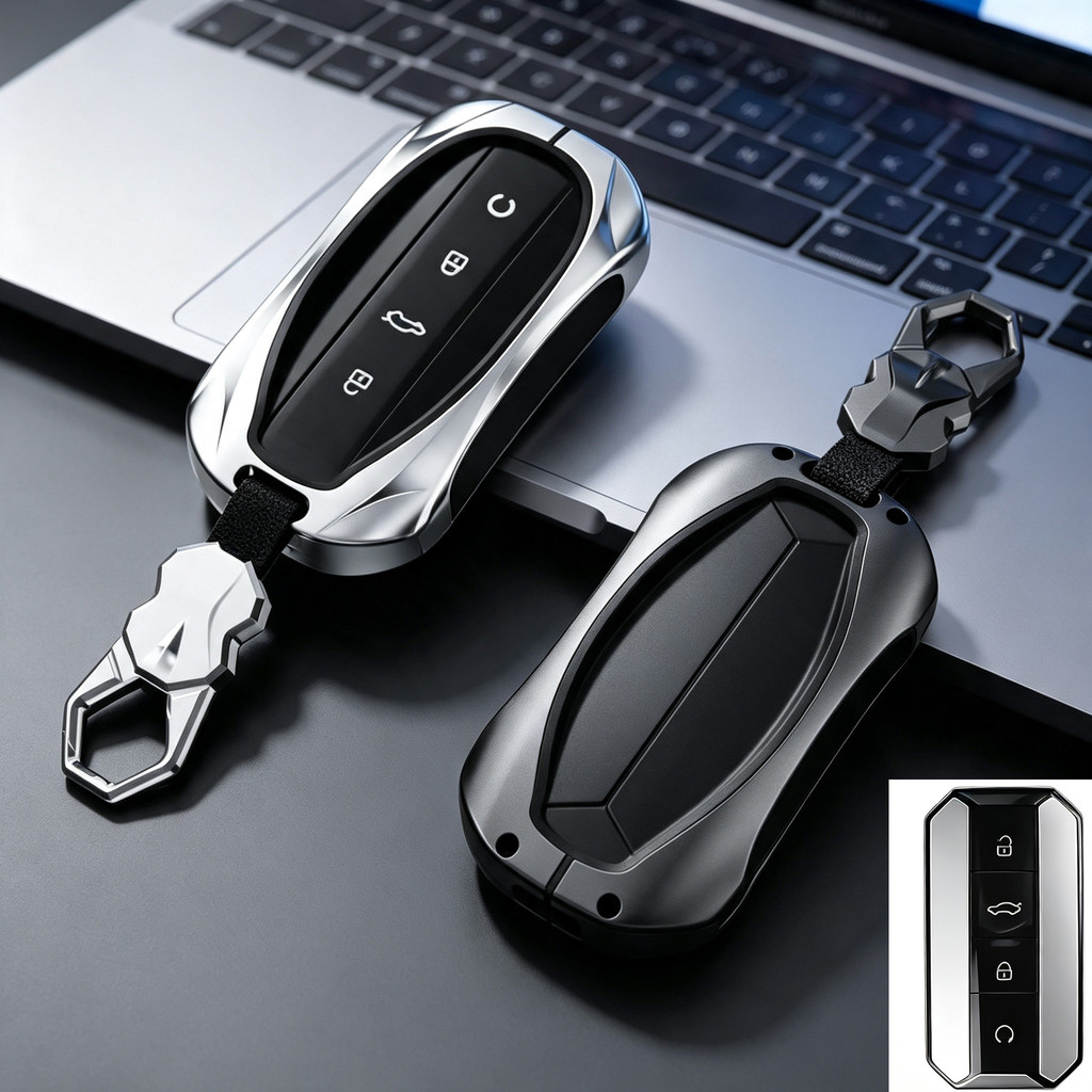 Ô Tô Tự Động Chìa Khóa Vỏ Từ Xa Fob Phụ Kiện Dành Cho Chery Omoda Jaecoo 7 J5 Lucano Oupengda