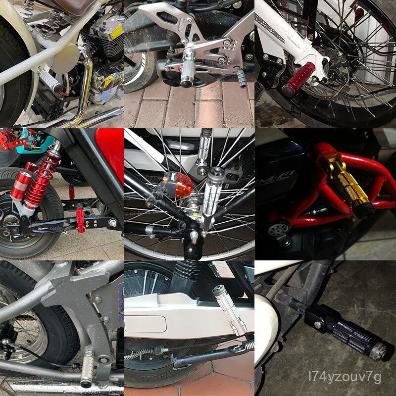 Gác chân gác số chống đổ gấp gọn xe máy xe đạp điện độ cao cấp bán chạy