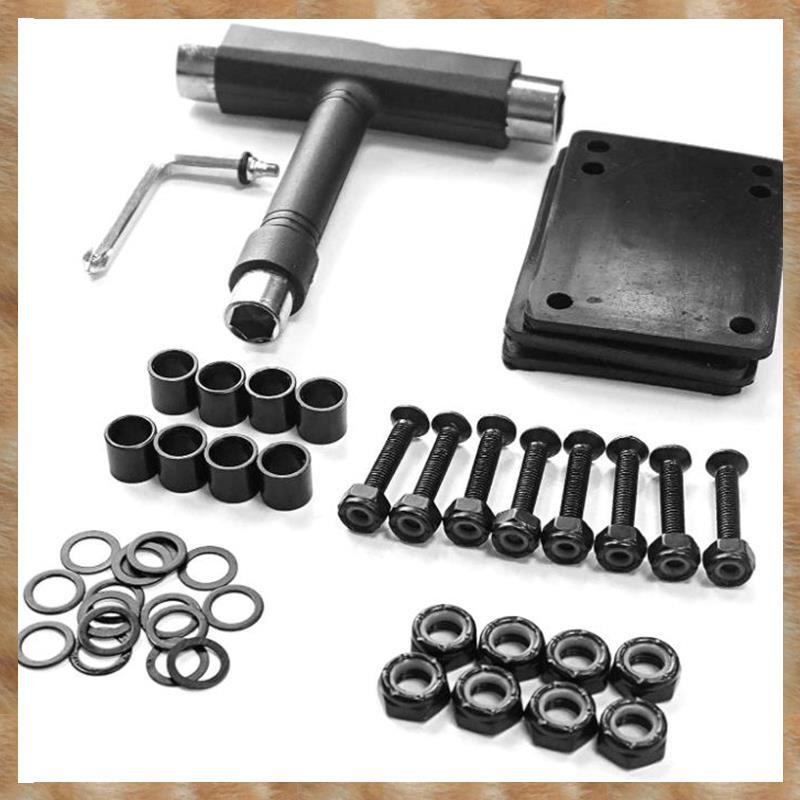 [S Z] Phần cứng ván trượt, Dụng cụ loại T Skateboard Riser Tấm chống sốc, Vít phần cứng chống sốc, V
