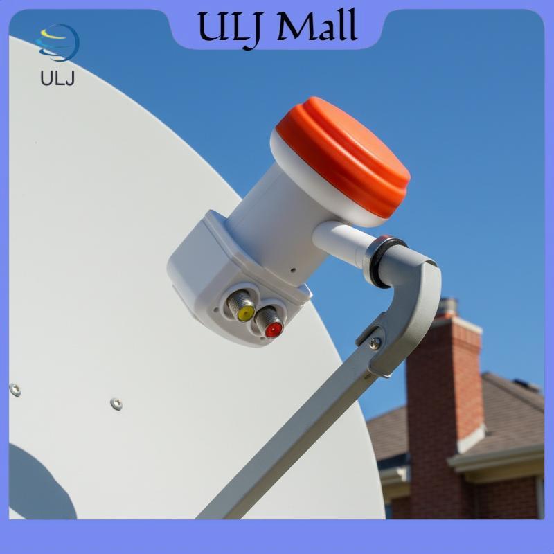 ULJ Digital KU Band Twin LNB với Bộ chuyển đổi tuyến tính 2 cổng Độ ổn định tín hiệu cao cho Bộ thu 