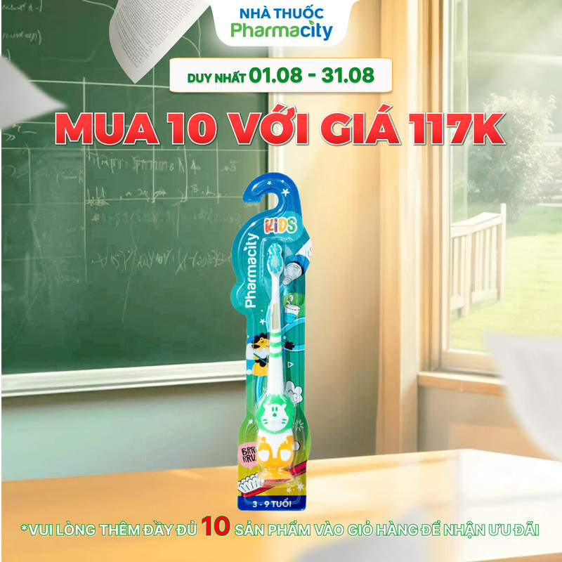 Bàn chải đánh răng trẻ em Pharmacity