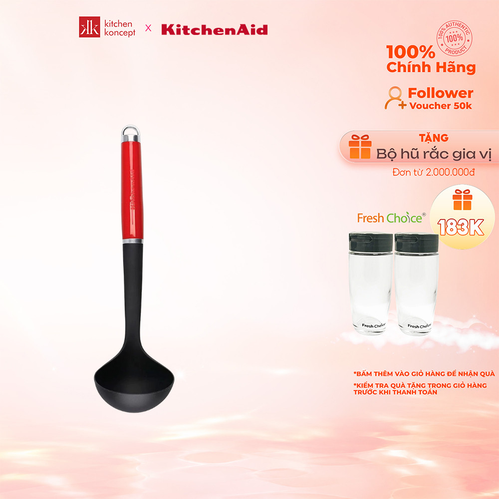KitchenAid - Vá múc canh màu đỏ