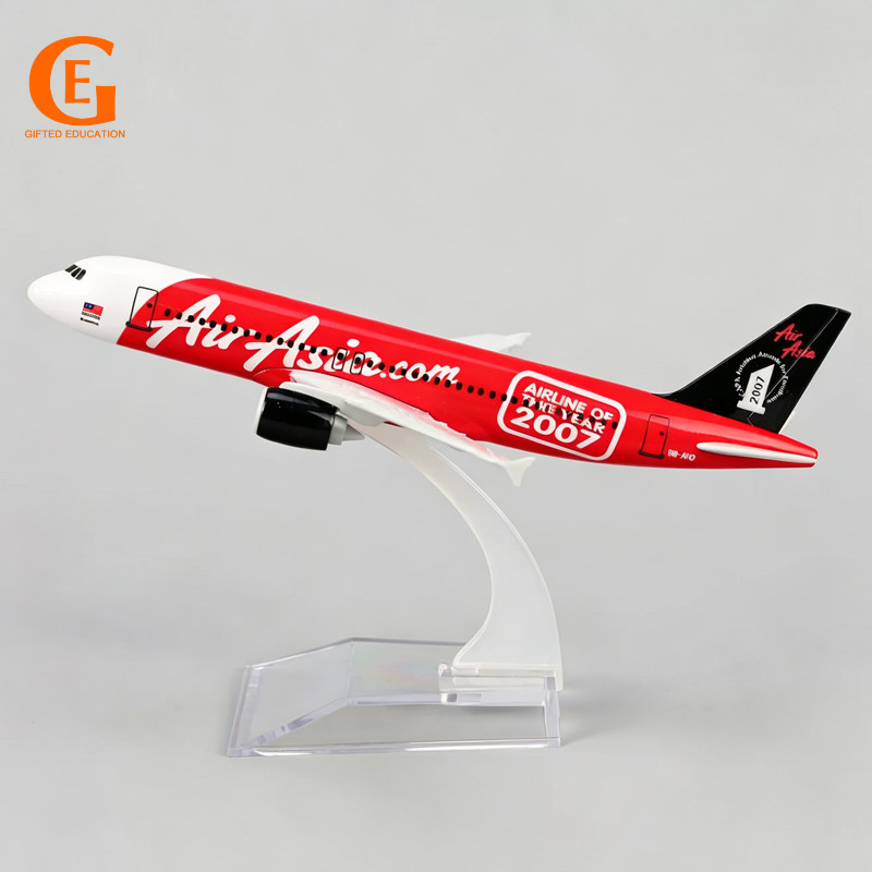 Air Asia A320 Mô Hình Máy Bay Kim Loại Diecast Airbus 320 Máy Bay Máy Bay Đồ Chơi Hàng Không 2007 Ph