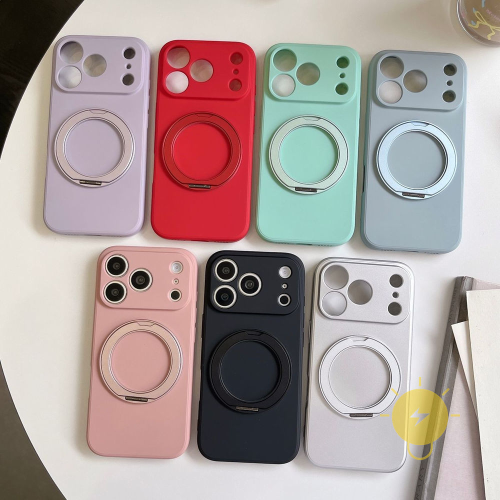 Phone Case For iPhone 17 Pro Max 16e 16 15 14 TPU Rotate Aesthetic Korean Cute