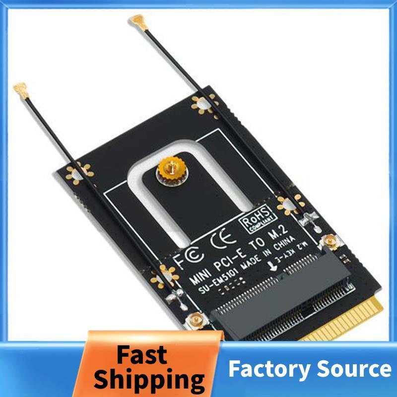 Thẻ chuyển đổi Mini PCIe sang M2 M.2 NGFF Key E Giao diện cho M.2 Wifi Bluetooth Thẻ Wlan không dây