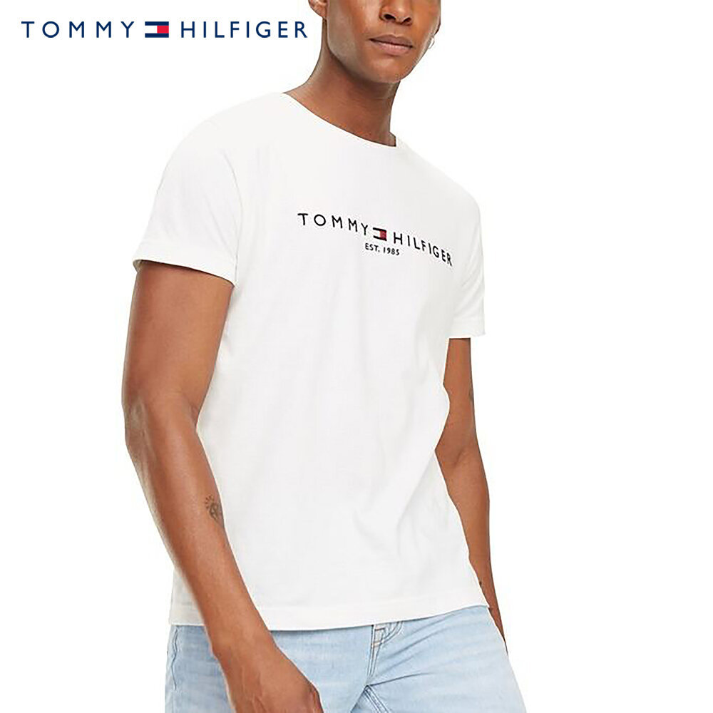 TOMMY HILFIGER - Áo Thun Nam Tay Ngắn Im Core Tommy Logo Tee MW0MW16171118